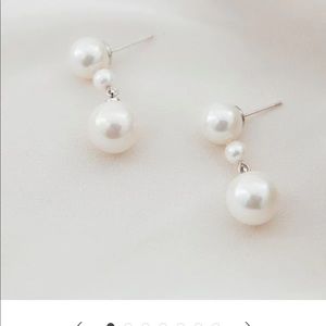 Amelie and George Ellery Classic Pearl Earrings